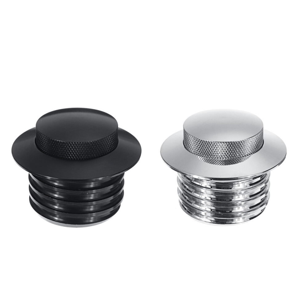 Fuel Gas Tank Cap Motorcycle Counterclockwise Cover For Harley Sportster 1200 883 Series Black/Silver 762179046738