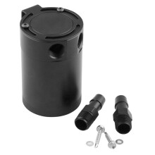 Neuer 2-Port Ölauffangbehälter Reservoir Entlüfter mit Baffle Universeller Luft-Öl-Trennpumpen