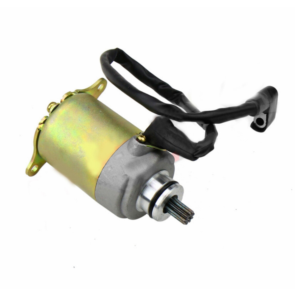 New 9 Teeth Gy6 125/150 Motor Scooter Moped 150 Starter Motor Motorcycle 125 Motor Full Copper Bronze 762179083276