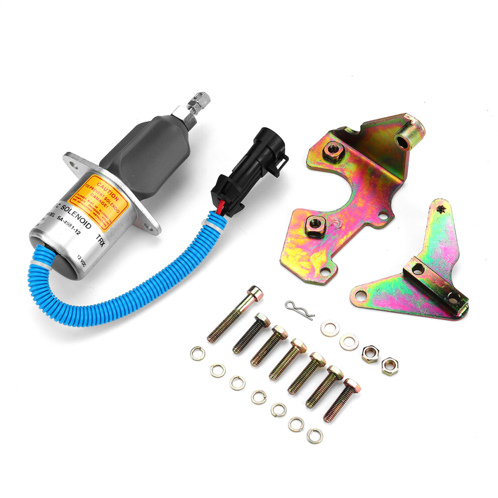 New Fuel Shut Off Solenoid Fits For Dodge 94-98 Ram Pickup 5.9L Cummins Diesel Engine 762179088783