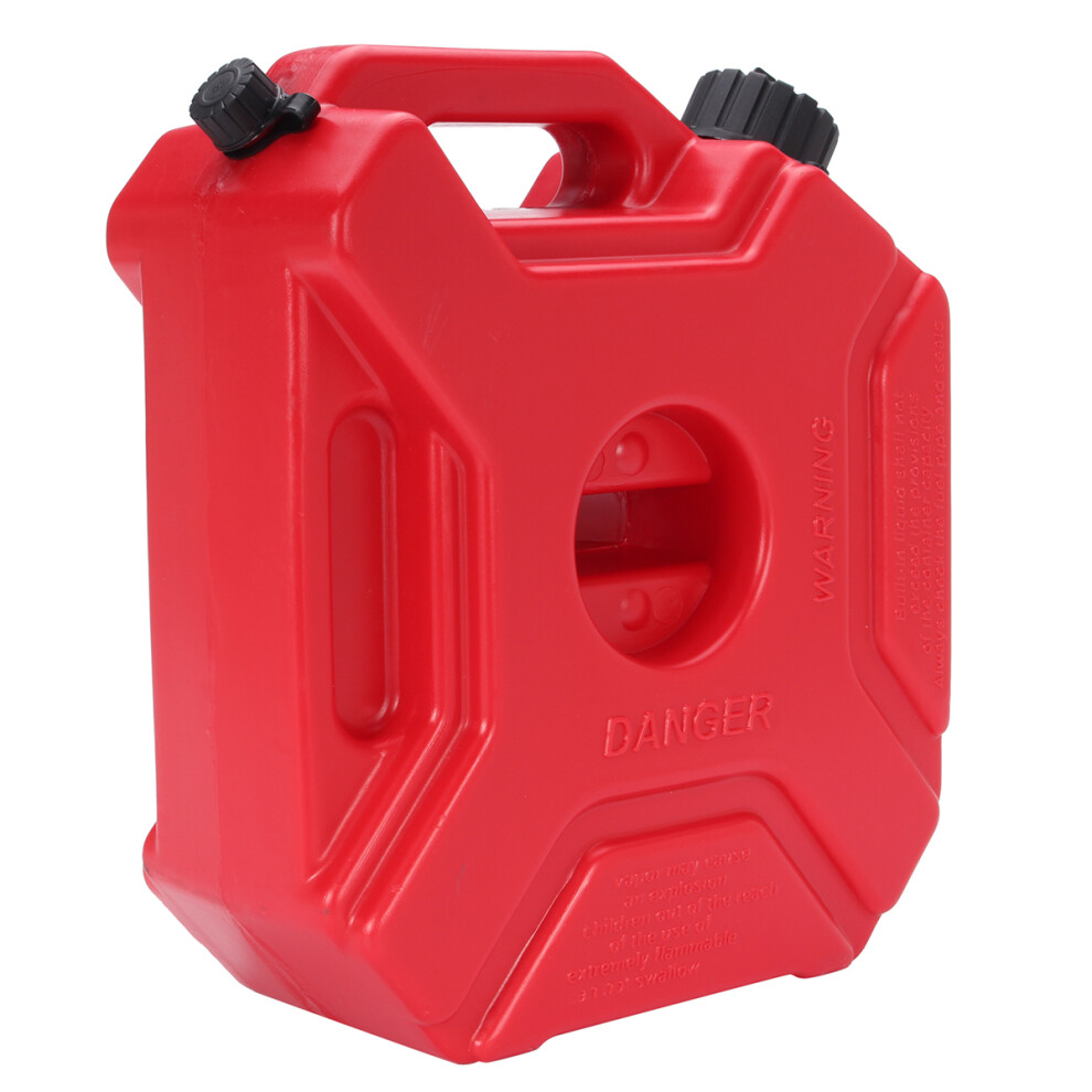 New 5L Portable Fuel Tank Plastic Jerry Can Diesel Motorcycle Gas Spare Container 762179091974