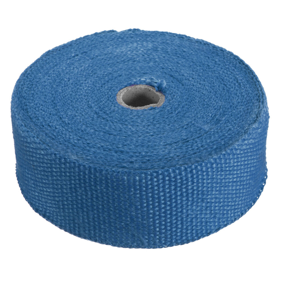 15M Exhaust Header Turbo Manifold Down Pipe Insulating Wrap Heat Tape Blue 6900136981102