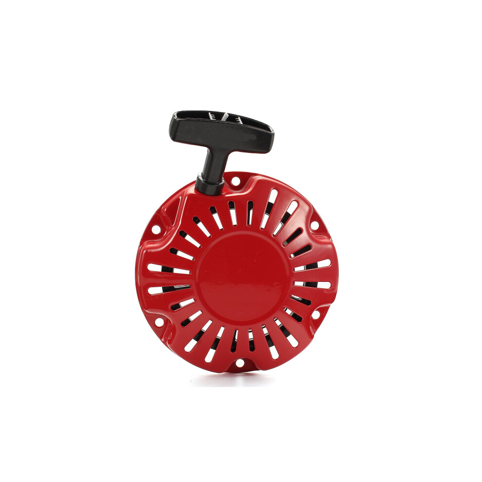 Recoil Pull Starter Assembly For Honda Gx100 Engine Metal Case Plastic Pawls Red/Black 762179054023