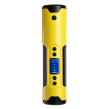Neue 12 V 3000mAh 25–35 l/min tragbare kabellose Luftpumpe mit LCD-Display elektrischer Kompressor Reifenaufblaser Druckmessgerät Powerbank für