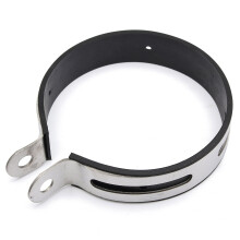 Nieuwe Motorfiets Uitlaatdemper Geluidsdemper Montagebeugel Hanger Klemriem 11 Cm