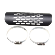 Nuovo copriscocca per il tubo di scarico della moto, protezione termica per Harley Chopper Cruiser