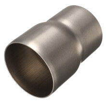 Nieuwe 60 mm Naar 51 mm Motorfiets Mild Steel Uitlaat Demper Adapter Reducer Connector Pijp Tube