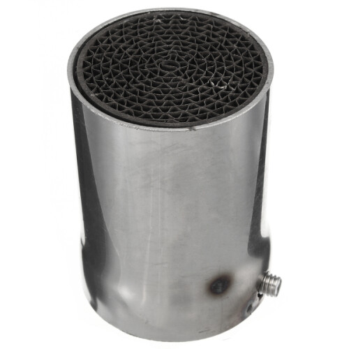 Novo silenciador de escape universal para motocicleta de 51mm/2 polegadas com baffle removível. 2