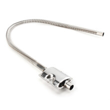 Neue 120 cm Edelstahl-Auspuffrohr + Schalldämpfer für Parkluft-Dieselheizung