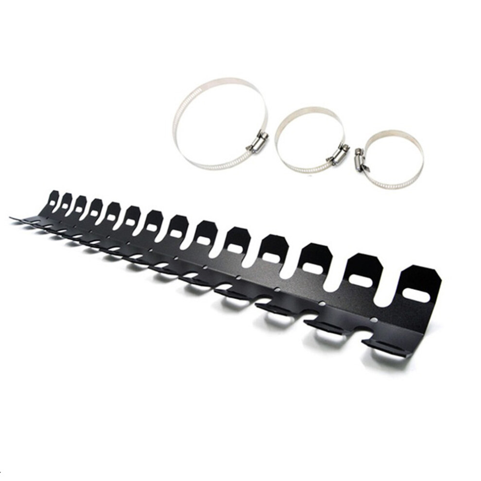 New 61Cm Motorcycle Exhaust Muffler Pipe Protection Aluminum Heat Shield Cover For Ktm/Honda/Yamaha/Harley Dirt Bike Accessories 762179060895