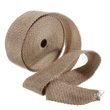 Nueva cinta aislante de fibra de vidrio para escape alta temperatura envoltura para tubo de escape turbo