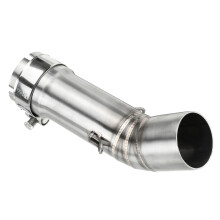 Nieuwe Motorfiets Uitlaat Middenpijp Koppelpijp Voor Yamaha FZ8 FZ800 Roestvrij Staal