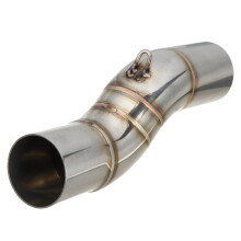 Nieuwe RVS Motorfiets Uitlaat Middenpijp Koppelpijp Voor Boehner 502X 48 mm