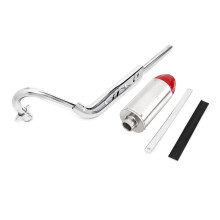 Nieuwe Voor Honda XR50 CRF50 50cc 70cc 90cc 110cc 125cc Pit Bike Rode Uitlaat Demper Pijp