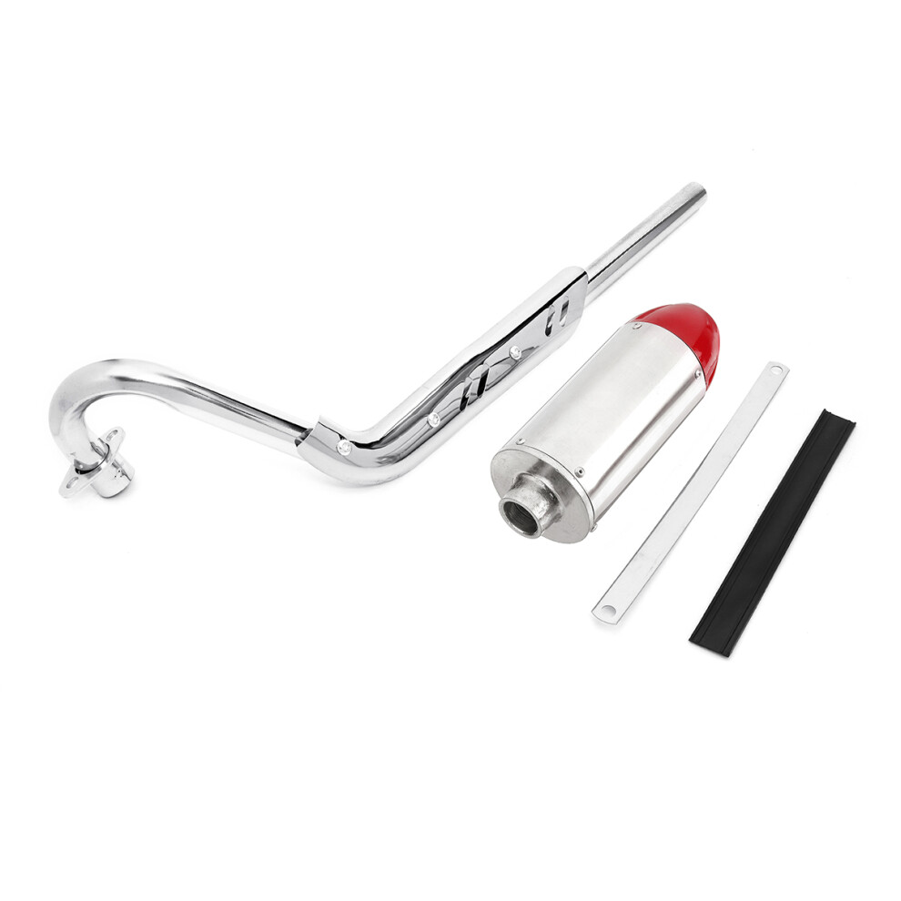 New For Honda Xr50 Crf50 50Cc 70Cc 90Cc 110Cc 125Cc Pit Bike Exhaust Muffler Pipe Red 762179086420