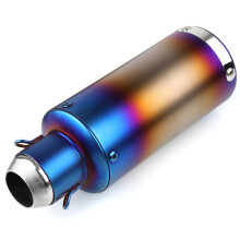 Nuovo silenziatore per moto in acciaio inossidabile, tubo di scarico rimovibile 38mm-51mm
