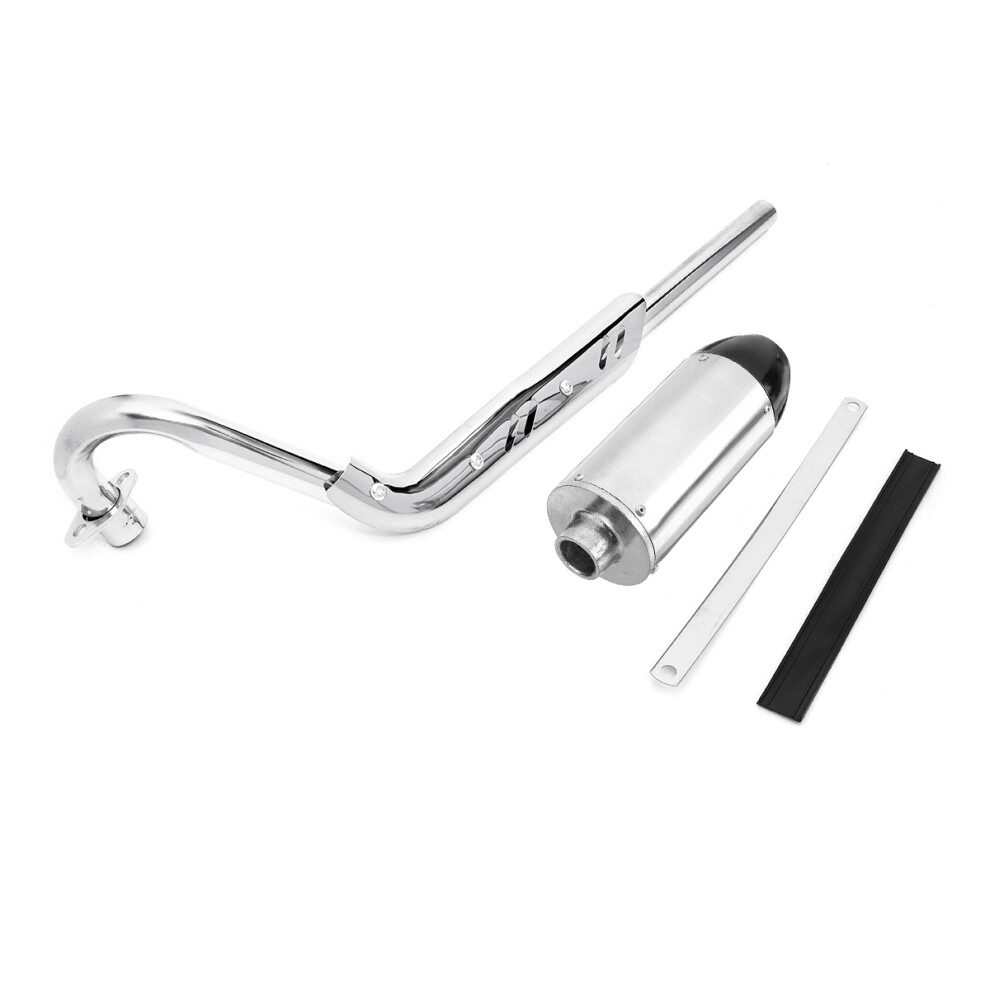 New For Honda Xr50 Crf50 50Cc 70Cc 90Cc 110Cc 125Cc Pit Bike Exhaust Muffler Pipe Black 762179088714