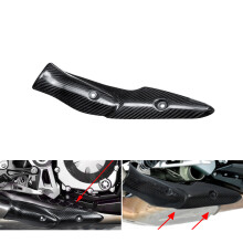 Nuovo per il sistema di scarico della motocicletta Kawasaki Z900, copertura del paracalore in fibra di carbonio.
