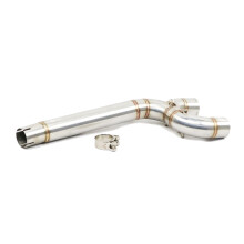 Nuovo silenziatore di scarico da 51 mm tubo di collegamento centrale doppio foro slip-on sotto il sedile per Yamaha FZ6N FZ6S FZ6 motocicletta