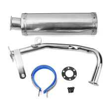 Nieuwe GY6 50cc 100cc Scooter Prestatiedemper RVS Pijp 88*300 mm