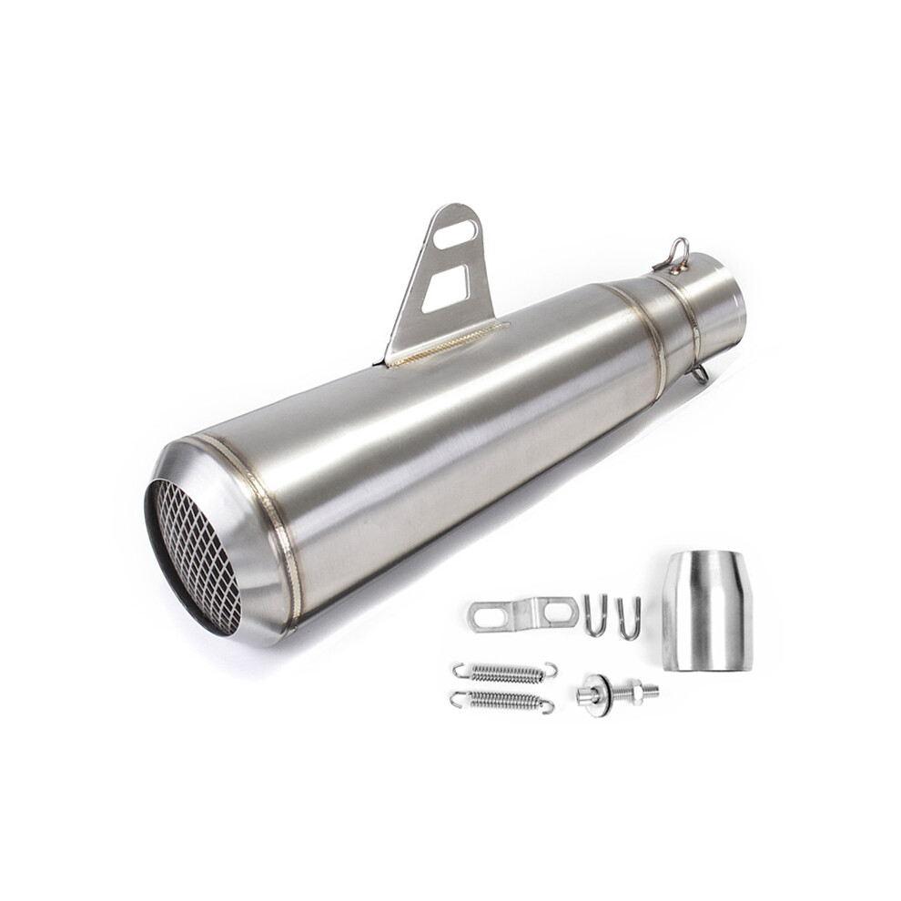 New 38Mm-51Mm Stainless Steel Motorcycle Exhaust Muffler Pipe For Honda/Yamaha/Suzuki/Kawasaki 762179095347