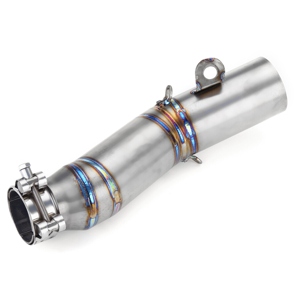 New Motorcycle Exhaust Middle Pipe Link Pipe For Yamaha Yzf R6 2006-2019 762179096061