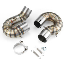 Neuer Motorrad-Auspuff-Mittelverbindungsrohr-Muffler-Metall-Set für Honda CBR 1000 08–11 13–16