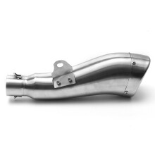 Nuovo scarico per moto a forma di delfino da 36mm-51mm con silenziatore in acciaio inossidabile