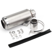 Nieuwe 36 mm - 51 mm Motorfiets Uitlaatpijp Scooter ATV Aangepaste Titanium Behuizing Universeel