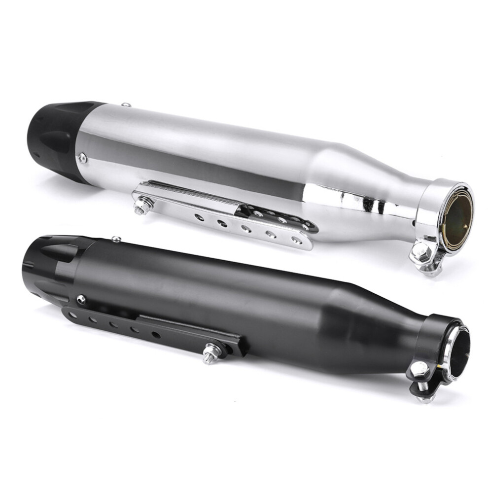 New 38-40Mm Inlet Universal Motorbike Motorcycle Vintage Modified Exhaust Muffler 762179097822