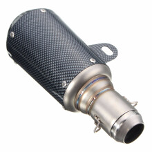 38-51mm Marmitta Silenziatore Terminale Slip-On per Moto GP in Acciaio Inossidabile
