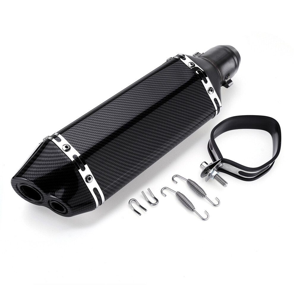 New 370Mm Universal Motorcycle Dirt Bike Atv Exhaust Muffler Pipe Db Killer 38-51Mm 762179094180