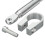 Novo suporte de guidão de alumínio de 7/8 polegadas (22mm) para moto braçadeira universal. 6