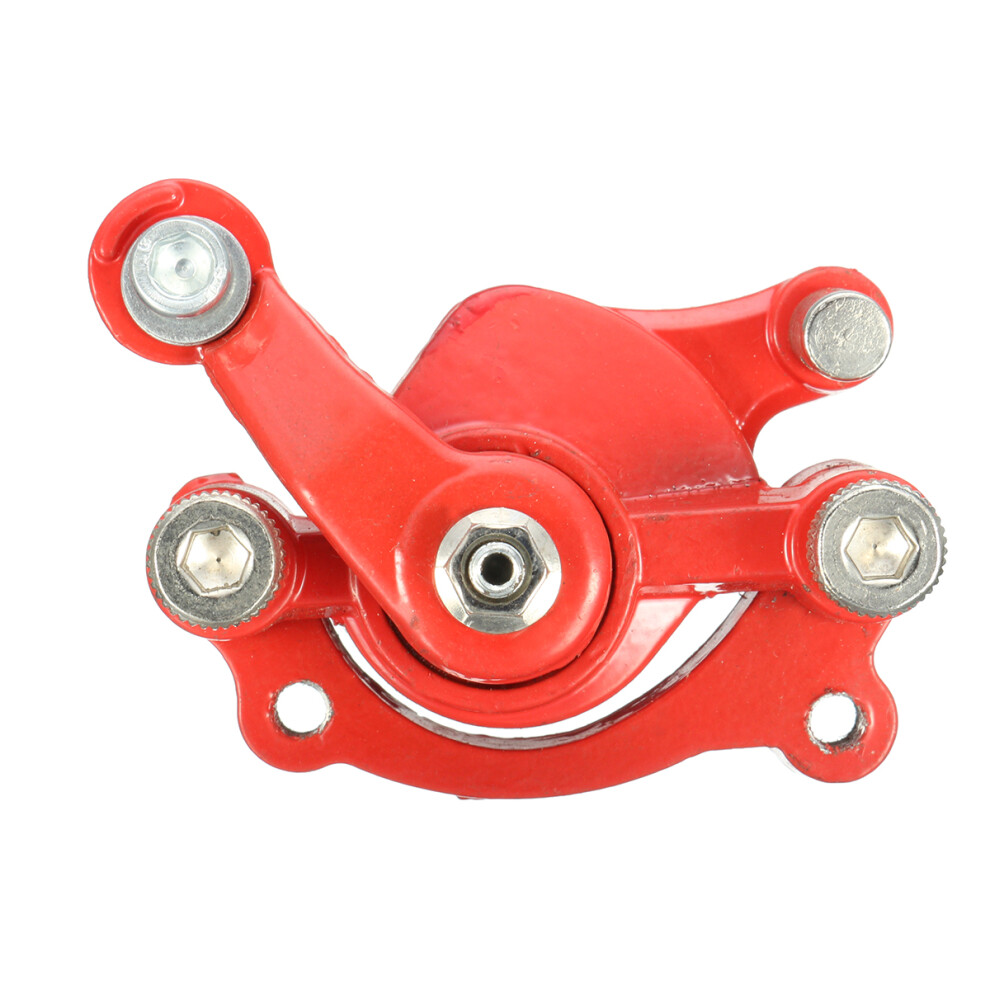 47Cc 49Cc Midi Moto Brake Disc Calliper Bicycle Dirtbike Scooter Goped Quad Right Side Red 762179033585
