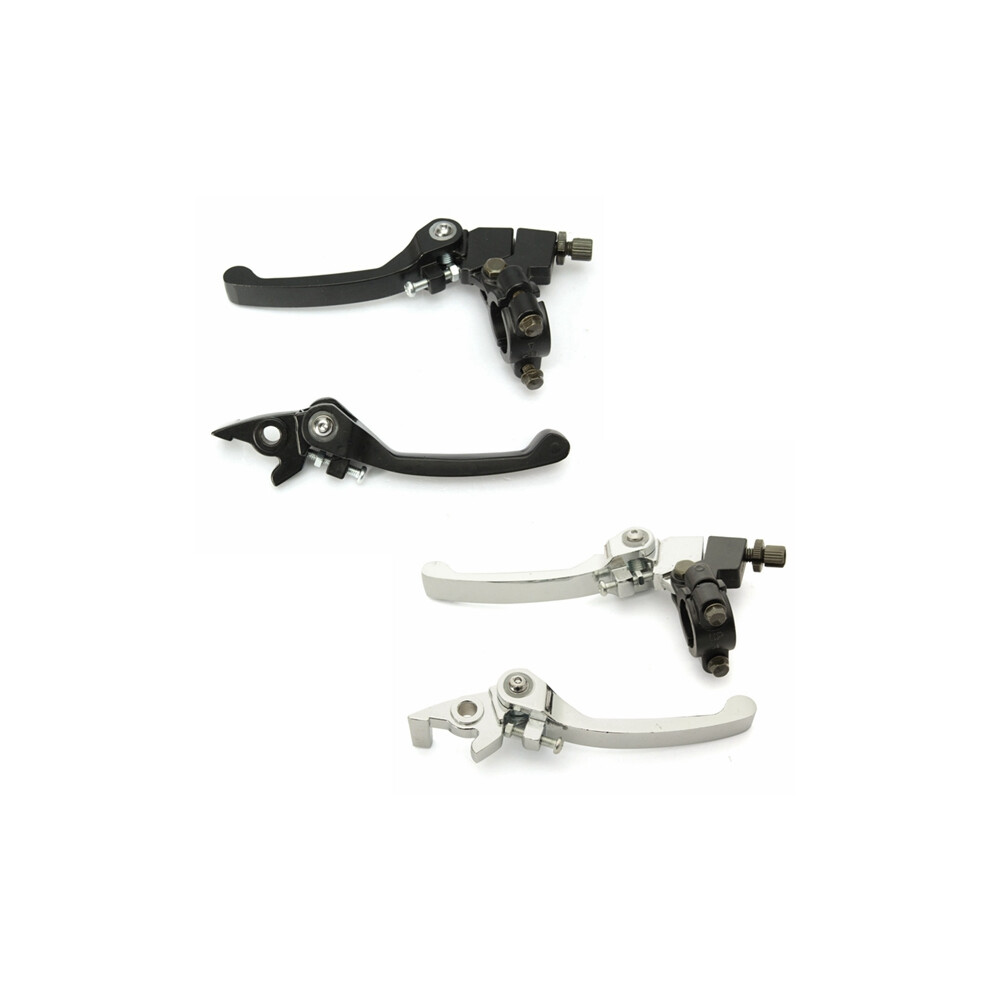 Pair 7/8Inch 22Mm Handlebar Clutch Brake Folding Snap Lever For 125Cc 140Cc Pit Dirt Bike 762179047780