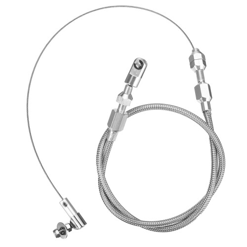 New 24inch Throttle Cable Universal Replacement For FORD/CHEV Stainless 1