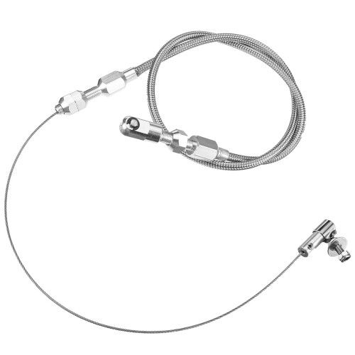 New 24inch Throttle Cable Universal Replacement For FORD/CHEV Stainless 2