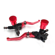 Nieuwe Paar 7/8 Motorfiets Hydraulische Rem Hoofdcilinder Koppeling Hefboom L R 22 mm Universeel