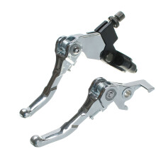 Palanca de embrague de freno de resorte plegable con clip de aleación para moto de 110cc 125cc 140cc