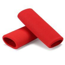 Neue Motorradlenkergriffabdeckung rutschfeste Schaumstoff-Anti-Vibrations-Komfort rot universal