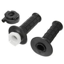 Neue Paar Motorradlenkergriffe Lenker Schwarz Gummi 22 mm/0. 87in