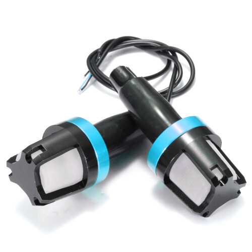 Neuer Motorradlenkergriff-Endstopfen Blinker LED-Anzeigelampe Universal 1