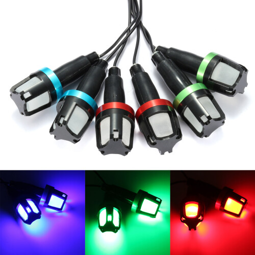Neuer Motorradlenkergriff-Endstopfen Blinker LED-Anzeigelampe Universal