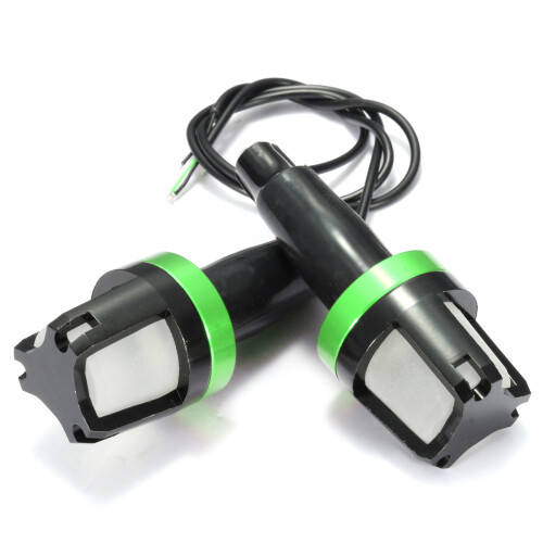 Neuer Motorradlenkergriff-Endstopfen Blinker LED-Anzeigelampe Universal 2