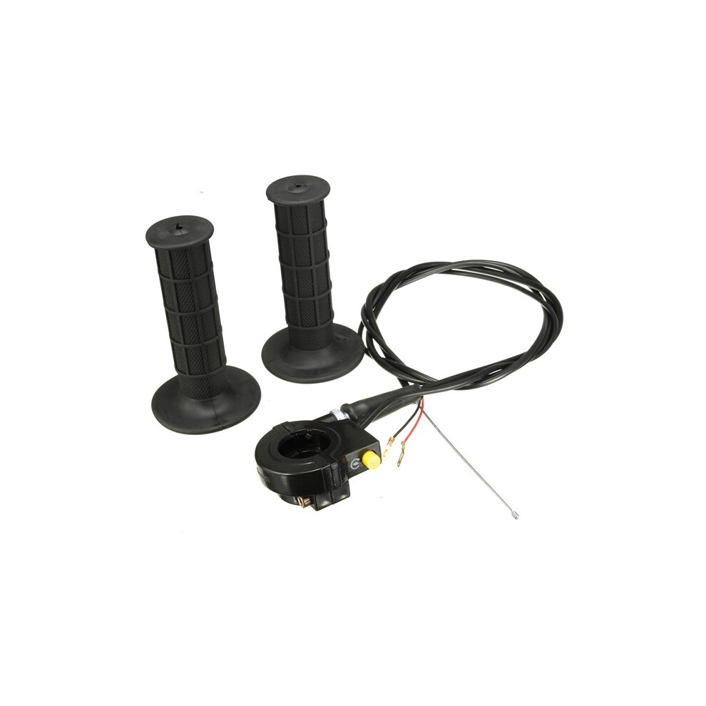 Twist Throttle Grip And Ignition Kill Switch Assembly For Dirt Bike Chopper 762179042631
