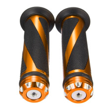 Neue CNC-Aluminium 7/8 Motorradlenker Gummi-Handgriffe