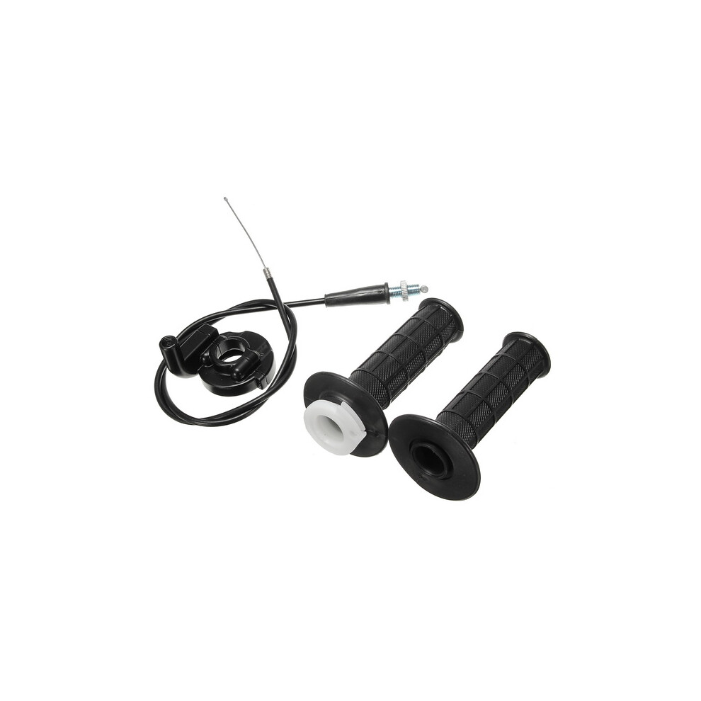 Twist Handlebar Grips With Throttle Cable 110Cc To 250Cc Dirt Bike Quad Atv Pit Trail 22Mm 7/8In 762179048480