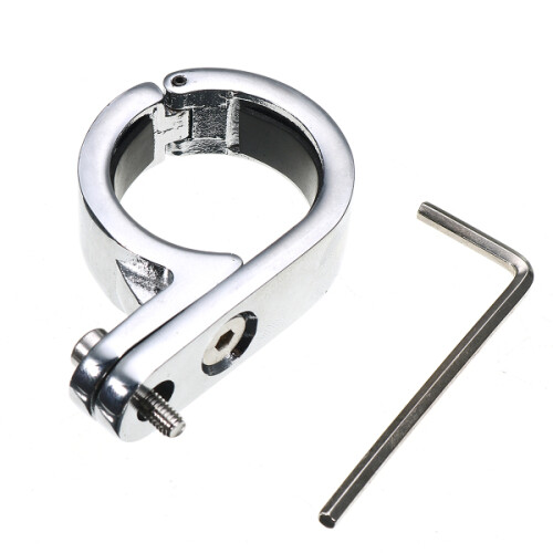 Novo suporte de relógio para guiador de moto de 32mm/1. 25 polegadas universal prateado. 2