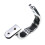 Novo suporte de relógio para guiador de moto de 32mm/1. 25 polegadas universal prateado. 6