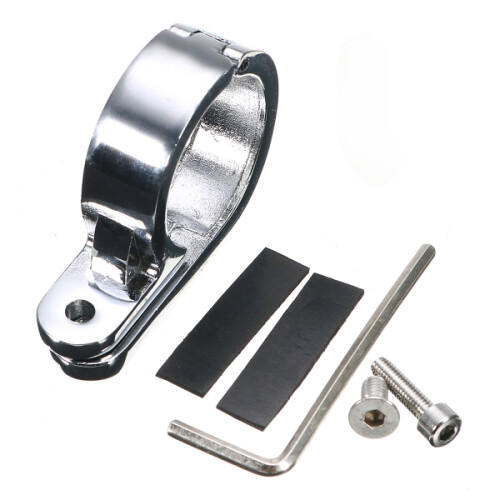 Novo suporte de relógio para guiador de moto de 32mm/1. 25 polegadas universal prateado. 1